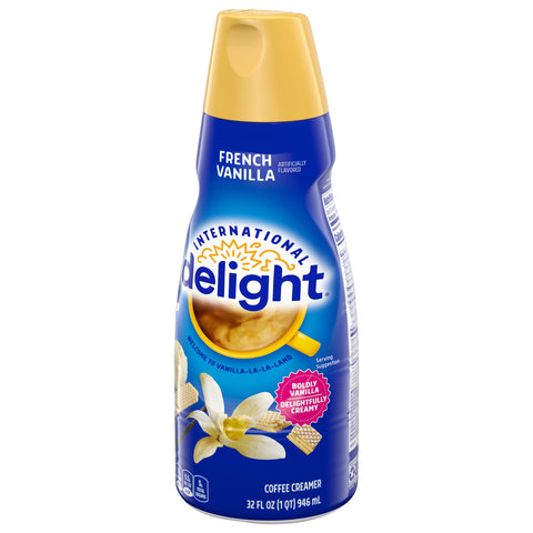 International Delight French Vanilla Coffee Creamer, 32 Fluid Ounce -- 6 per case.