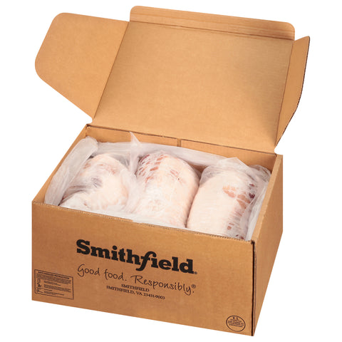 Farmland Silver Medal Netted Smoked Boneless Ham Roast, 16.13 Pound -- 3 per case.