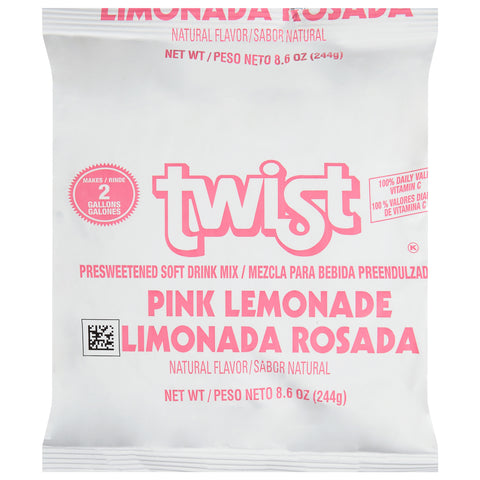Drink Mix Lemonade Pink Pre-sweetened 2 Gal Yield