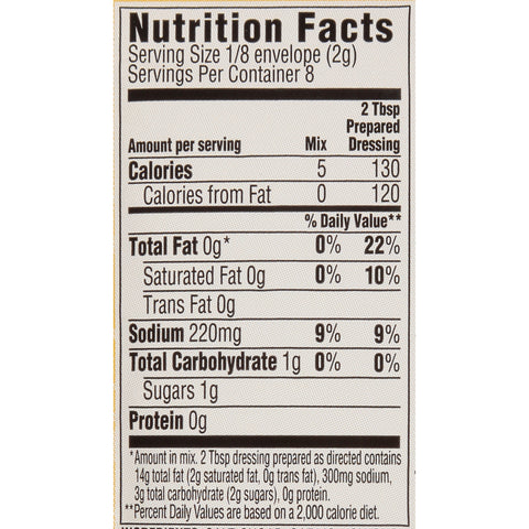 Good Seasons Zesty Italian Dressing Mixed, 0.6 Ounce -- 24 Case