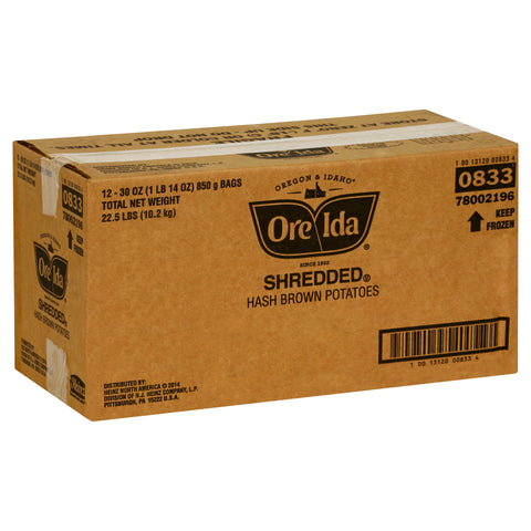 Heinz Ore Ida Hashbrown Country Style Potato, 30 Ounce -- 12 per case