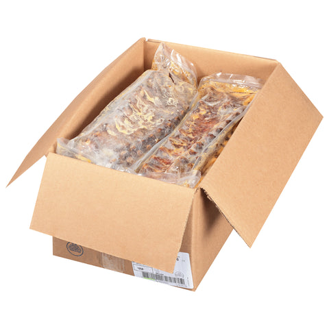 Curlys Cooked Babyback Loin Back Pork Ribs, 3 pound -- 8 per case