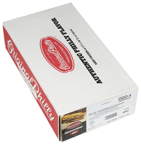 Original Philadelphia BEEF PHILLY DDD SEASONED SANDWICH SLICES 4 OZ