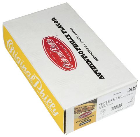 Original Philadelphia Cheesesteak - Natural Chicken Slices, 4 Ounce -- 40 per case.
