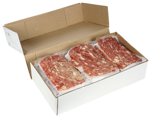 Boardwalk Brand Seasoned Beef Sandwich Slices, 4 Ounce -- 40 per case.