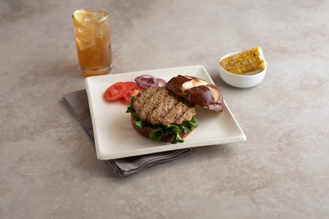 Classics Flame Grilled Angus Beef Patty, 3.52 Ounce -- 75 per case