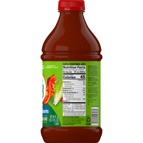 V8® JUICE V8 PLASTIC BOTTLE