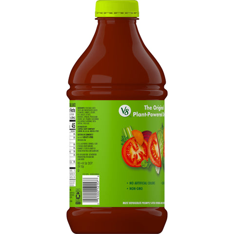 V8 Low Sodium Vegetable Juice, 46 Fluid Ounce -- 6 per case.