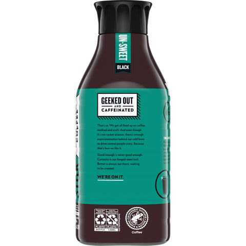 Stok Cold Brew Unsweetened Black Coffee, 48 Ounce -- 6 per case.