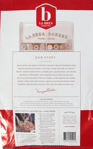 Labrea Bakery Round Italian Bread, 23.42 Ounce -- 14 per case.
