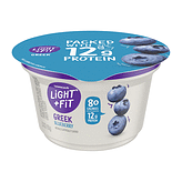 Light and Fit Blueberry Greek Nonfat Yogurt, 5.3 Ounce -- 12 per case.