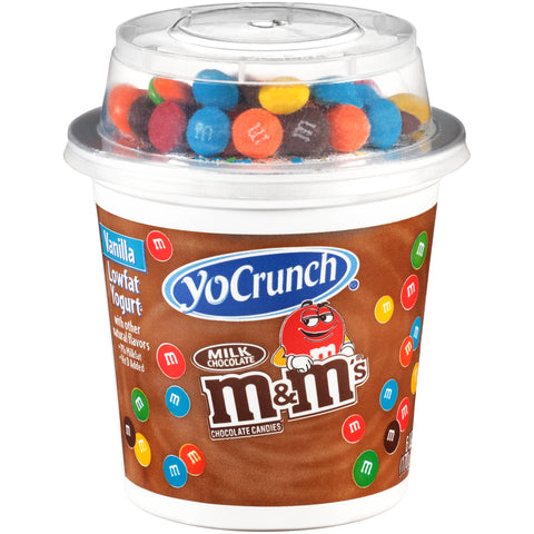 Yocrunch M and M Vanilla Yogurt, 6 Ounce -- 8 per case.