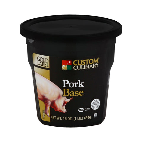 Custom Culinary Gold Label Pork Base, 1 Pound -- 6 per case.