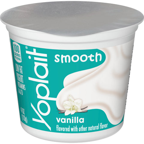 Yoplait YOGURT VANILLA SMOOTH LOW FAT CUP