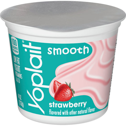 Yoplait YOGURT STRAWBERRY SMOOTH LOW FAT CUP
