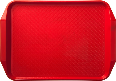 Carlisle TRAY SERVING CAFE® HANDLED RED 12X17