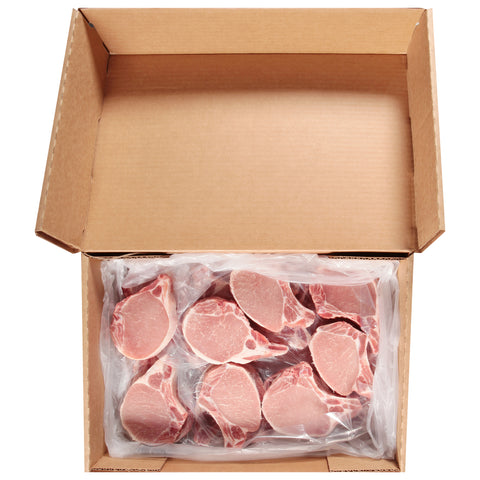 Farmland Gold Medal Center Cut Bone In Pork Chop, 10 Pound.