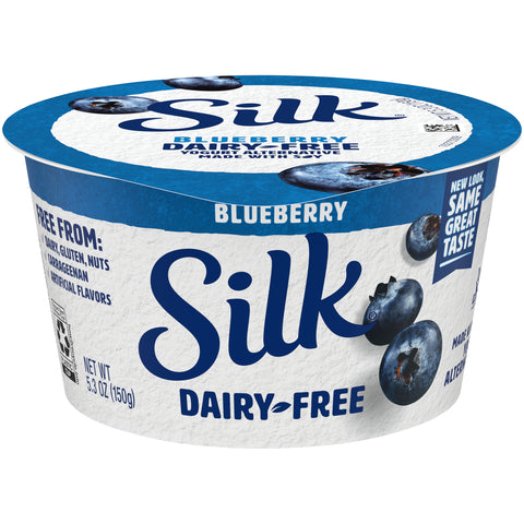 Silk YOGURT SOY CULTERED BLUEBERRY DAIRY-FREE