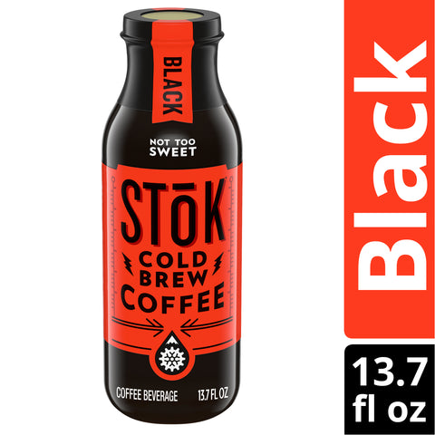 Stok COFFEE COLD BREWED BLACK GLASS BOTTLE 136740