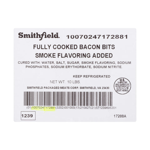 Farmland Fully Cooked Fine Bacon Bit, 5 Pound -- 2 per case.