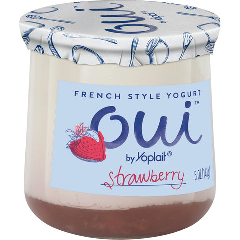 Oui By Yoplait YOGURT STRAWBERRY FRENCH STYLE