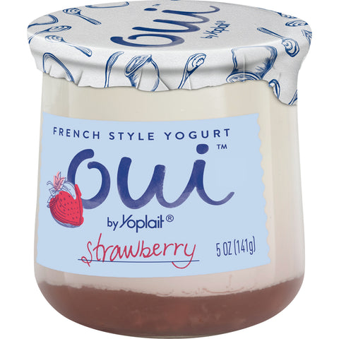 Oui By Yoplait YOGURT STRAWBERRY FRENCH STYLE