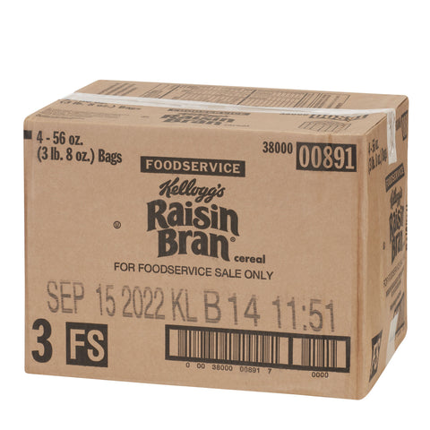 Kelloggs Raisin Bran Cereals, 56 Ounce -- 4 per case