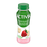 Activia Strawberry Banana Drink, 7 Fluid Ounce -- 12 per case.