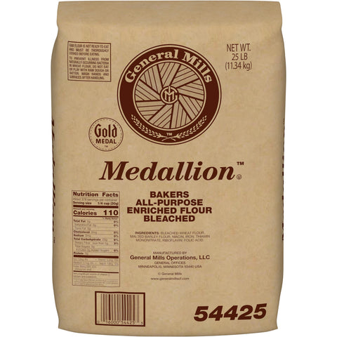General Mills Hotel and Restaurant All Purpose Flour, 25 Pound Bag -- 2 per case.