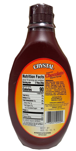 Crystal SYRUP CHOCOLATE SQUEEZE