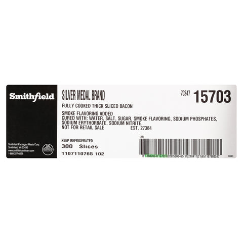 Farmland (SF) BACON PRECOOKED DELUXE 2/150 CT