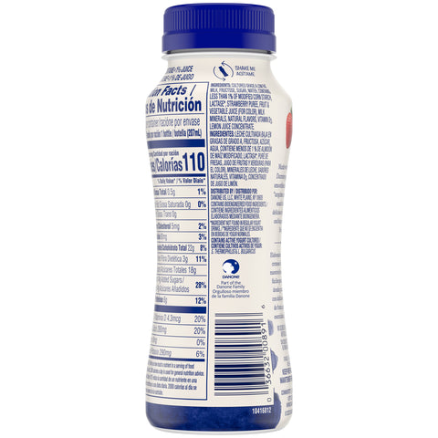 Danone Strawberry Yogurt Smoothie, 7 Ounce -- 8 per case