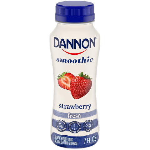 Danone Strawberry Yogurt Smoothie, 7 Ounce -- 8 per case