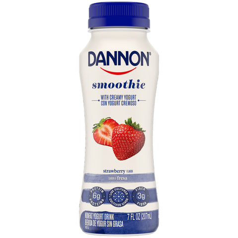 Danone Strawberry Yogurt Smoothie, 7 Ounce -- 8 per case