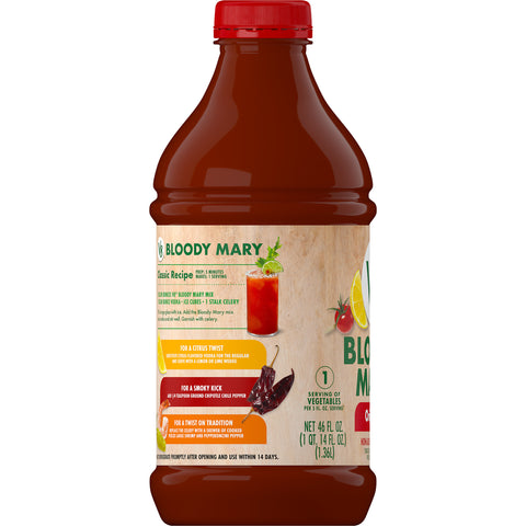 V8 Bloody Mary Mix, 46 Fluid Ounce -- 6 per case.