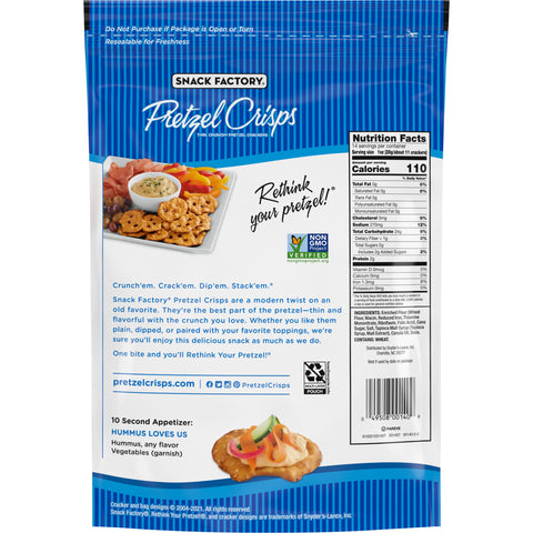 Snack Factory SNACK PRETZEL CRISPS ORIGINAL