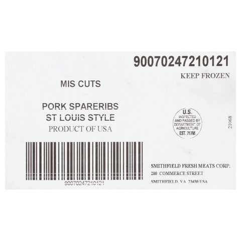 Farmland St Louis Style Miscut, 38.2 Pound.