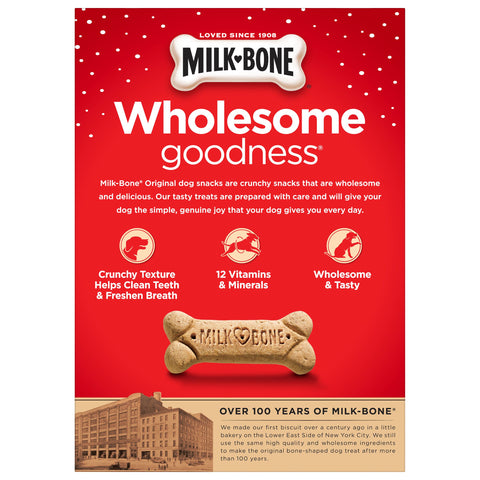 Milk Bone Medium Original Biscuit Dog Treat, 24 Ounce -- 12 per case.