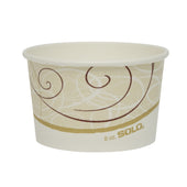 Container Paper Food Single Sided Poly 8 Oz