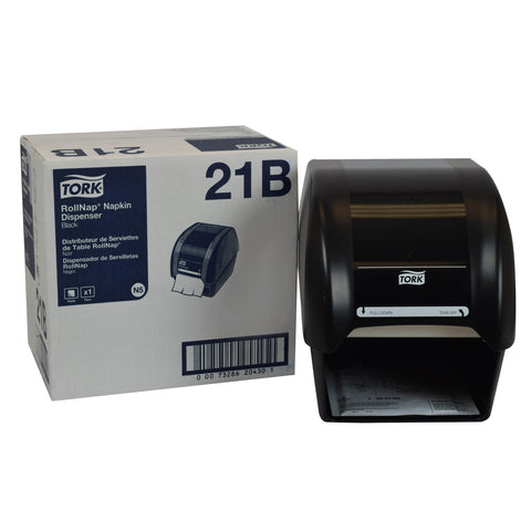 Tork® DISPENSER NAPKIN ROLLNAP BLACK 11X8.25X10