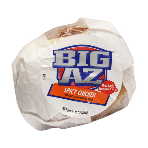 Advance Pierre Big Az Spicy Chicken Sandwich with Cheese, 10.2 Ounce -- 8 per case.
