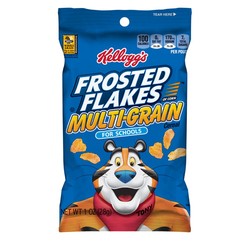 Kelloggs Frosted Flakes Multigrain Cereal, 1 Ounce -- 96 per case.
