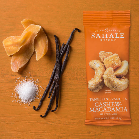 Sahale Tangerine Vanilla Cashew Macadamia Glazed Mix, 1.5 Ounce -- 108 per case.