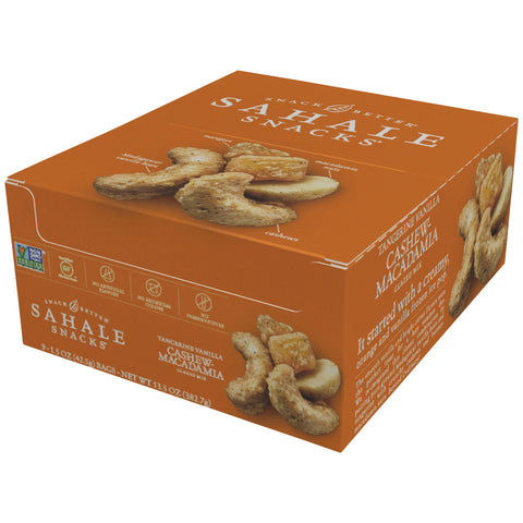 Sahale Tangerine Vanilla Cashew Macadamia Glazed Mix, 1.5 Ounce -- 108 per case.