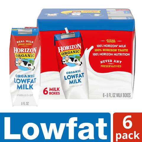 Horizon Organic MILK 1% LOW FAT UHT ORGANIC ASEPTIC CARTON SHELF STABLE