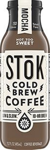 Coffee Cold Brewed Black Glass Bottle