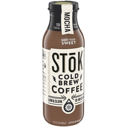 Coffee Cold Brewed Black Glass Bottle