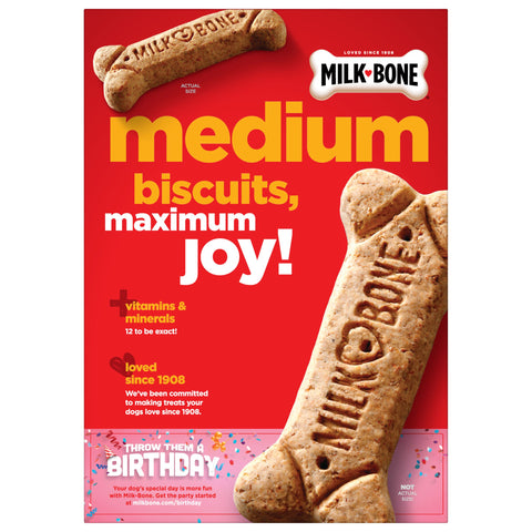 Milk Bone Medium Original Biscuit Dog Treat, 24 Ounce -- 12 per case.