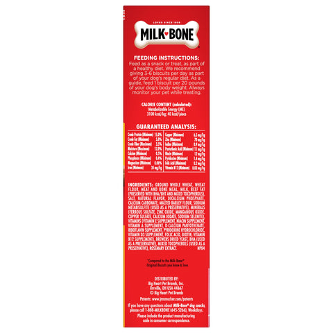 Milk Bone Medium Original Biscuit Dog Treat, 24 Ounce -- 12 per case.