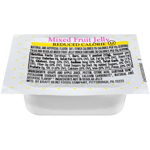 Portion Pac JELLY ASSORTED REDUCED CALORIE SINGLE SERVE CUP 0090720/78000443